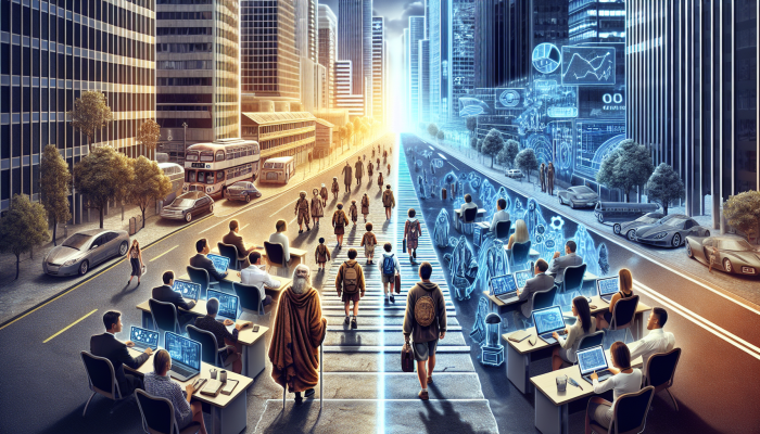 Split image of two paths: Plan 1 for pre-2012 students and Plan 2 for post-2012, leading to different financial landscapes.
