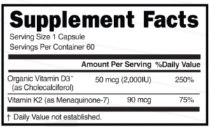 Vitamin D supplement facts