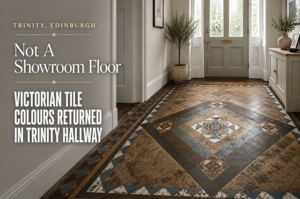 Victorian Tile Colours Showcased in the Trinity Hallway