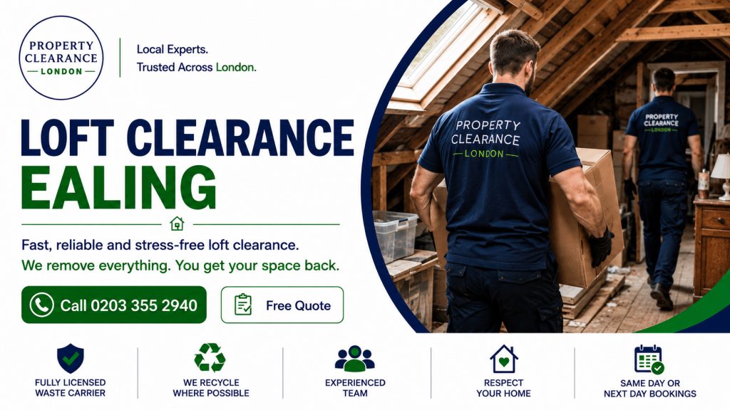 Loft Clearance Services: Expert Solutions in Ealing Area