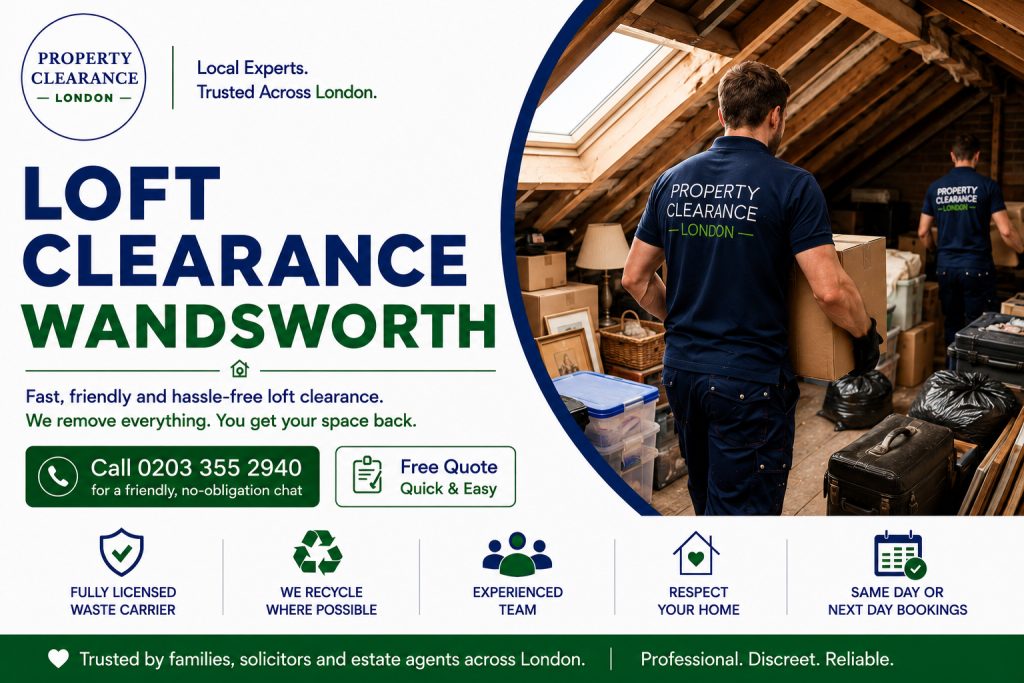 Loft Clearance Services in Wandsworth: Fast and Dependable